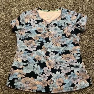 Healing hands scrub top